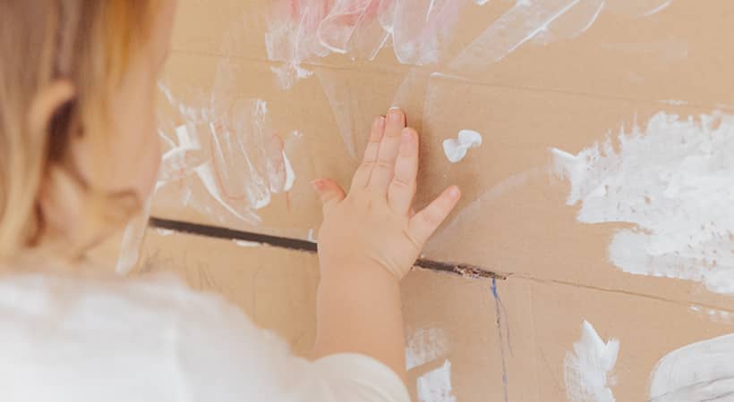 juegos niños pintar manos