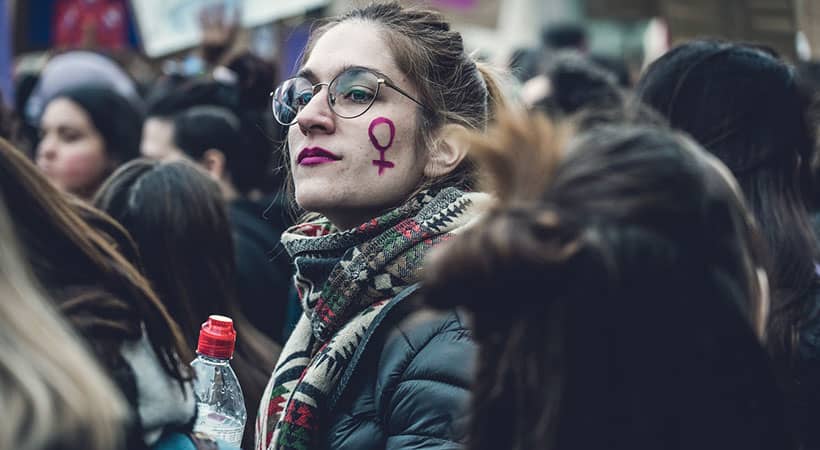 Manifestaciones por el Día de la Mujer el 8 de marzo de 2022