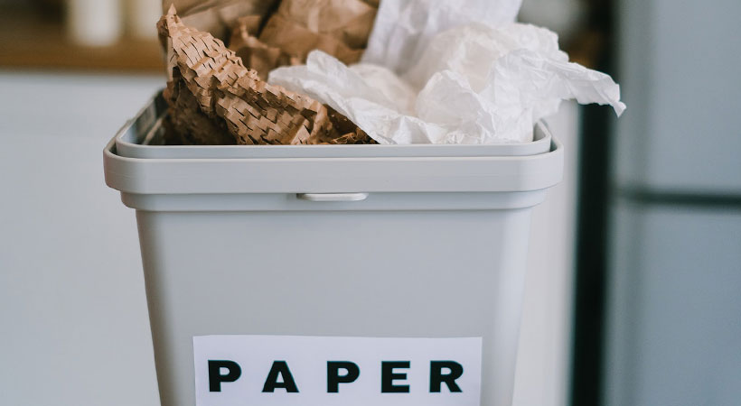 Reduce el uso de papel