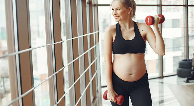 Características de los ejercicios para embarazadas por trimestres